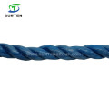 3 Strand Twisted/Twist Blue PP/Polypropylene Splitfilm/Split Film Rope with Chuck Packing